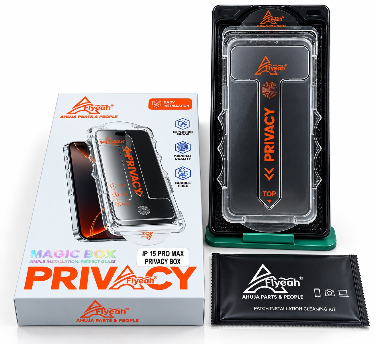MAGIC BOX PRIVACY TEMPERED GLASS