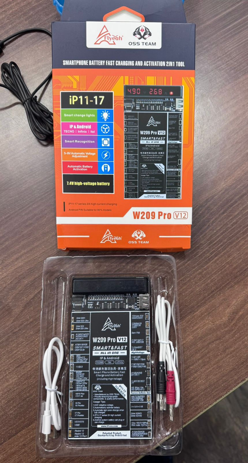 FLYEAH BATTERY FAST CHARGING & ACTIVATOR 2 IN 1 TOOL