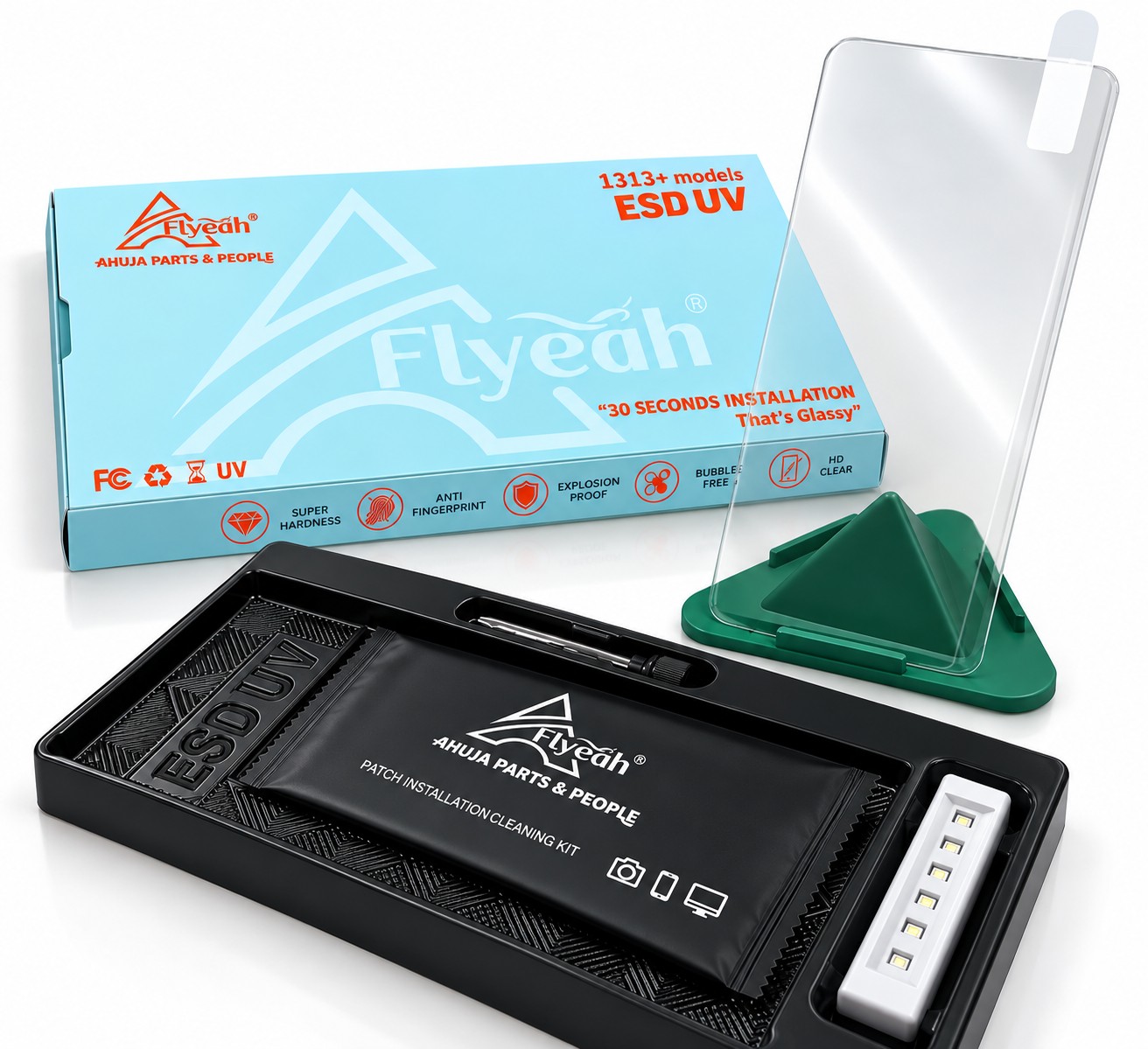 ESD UV TEMPERED GLASS